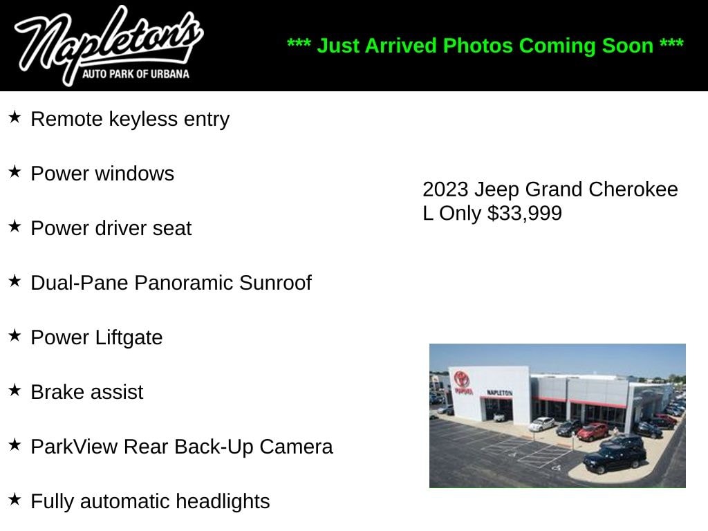 jeep grand cherokee l 2023 1C4RJKBG0P8892319 image jeep grand cherokee l 2023 1C4RJKBG0P8892319 image